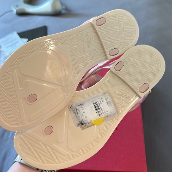 VALENTINO PINK JELLY SANDALS STRAP 36 - Picture 12 of 14